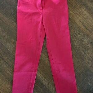Talbots Pink Cropped Ankle Pants Tailored Design